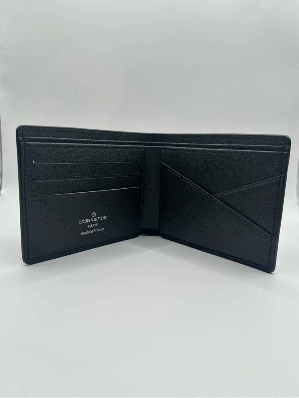 Louis Vuitton Damier Graphite Bifold Wallet Black Gray LV Men’s Leather Slim - Picture 3 of 5